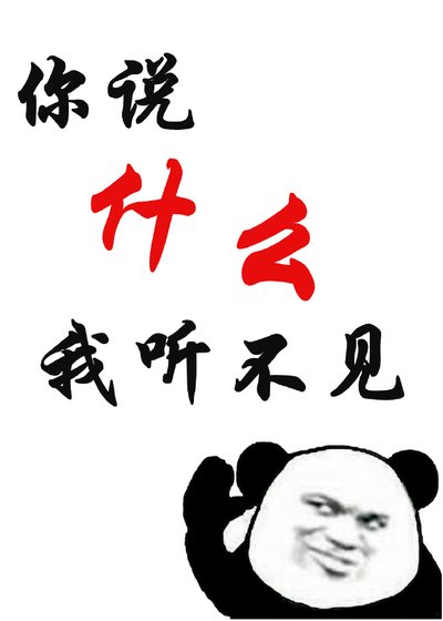 你説什麼我聽不見